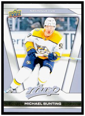 2025-26 Upper Deck MVP Michael Bunting Card Nashville Predators #82