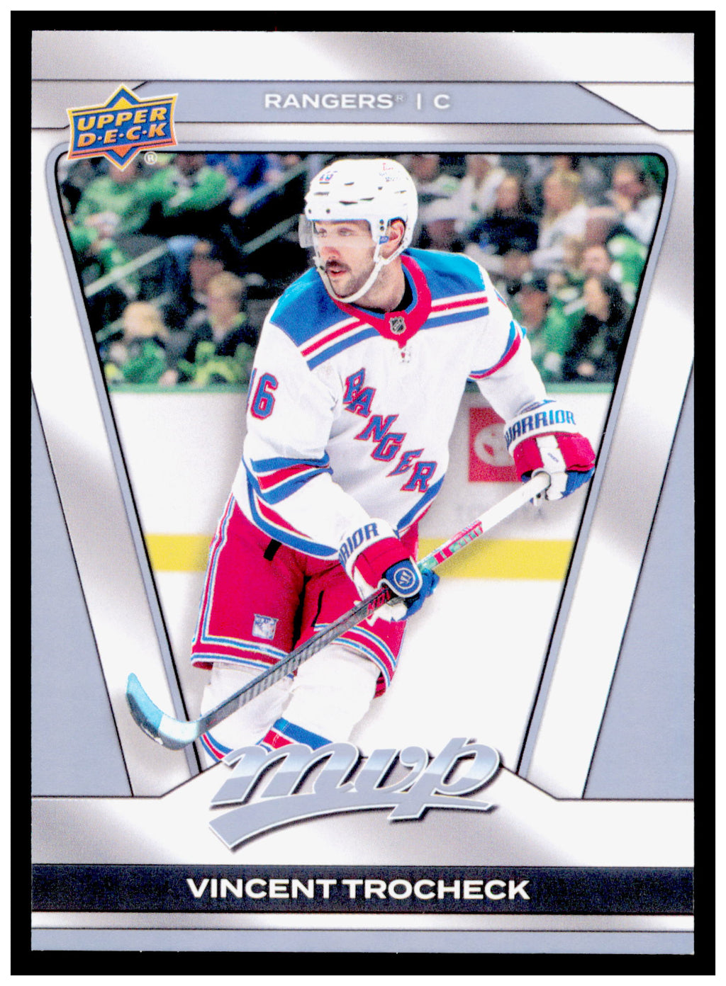 2025-26 Upper Deck MVP Vincent Trocheck Card New York Rangers #110