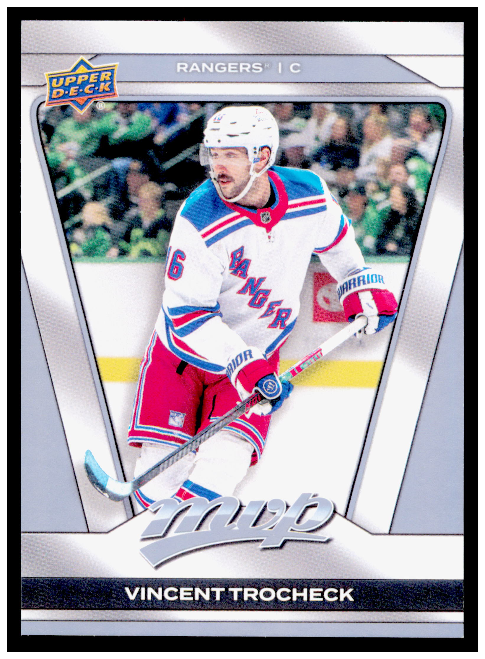 2025-26 Upper Deck MVP Vincent Trocheck Card New York Rangers #110