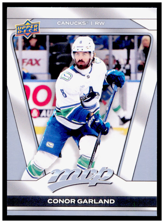2025-26 Upper Deck MVP Conor Garland Card Vancouver Canucks #152