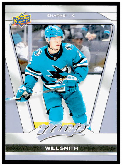 2025-26 Upper Deck MVP Will Smith Card San Jose Sharks #61
