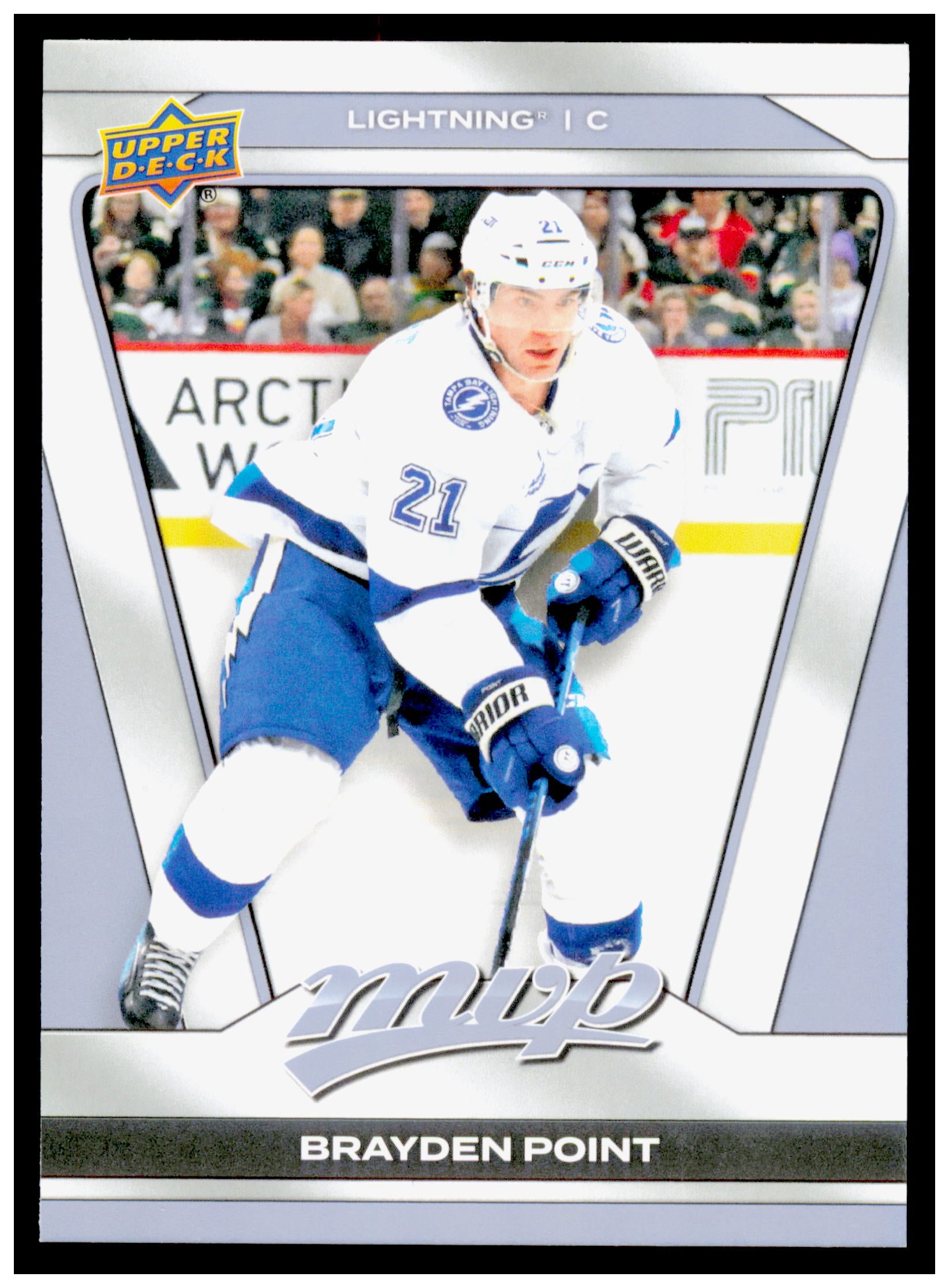 2025-26 Upper Deck MVP Brayden Point Card Tampa Bay Lightning #12