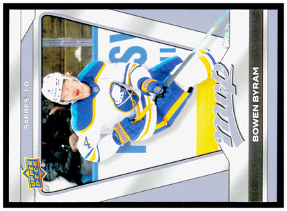 2025-26 Upper Deck MVP Bowen Byram Card Buffalo Sabres #80