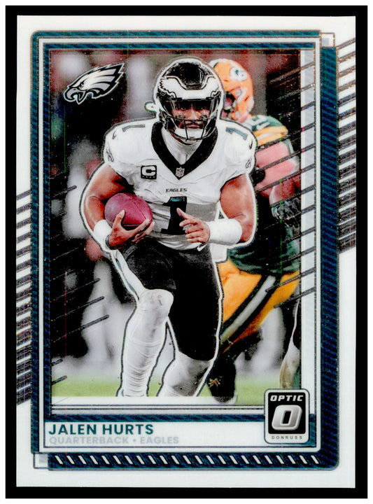 2025 Donruss Optic Jalen Hurts Card Philadelphia Eagles #16
