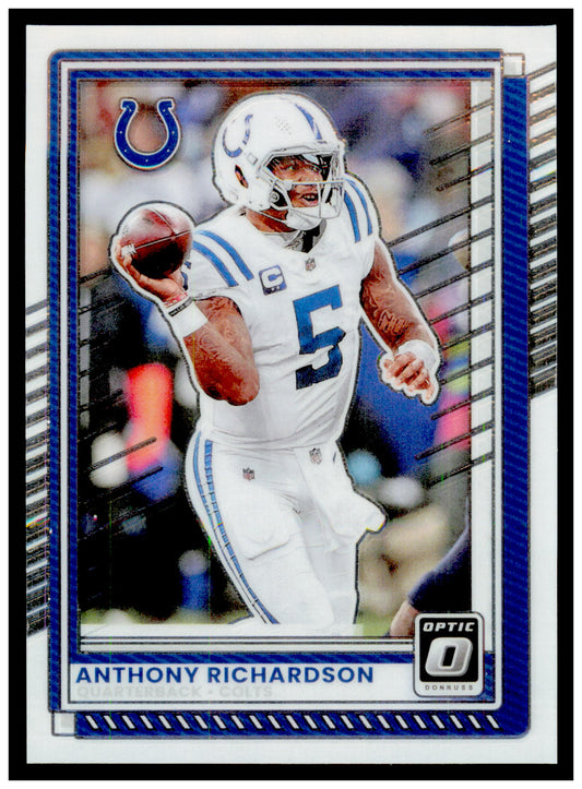 2025 Donruss Optic Anthony Richardson Card Indianapolis Colts #72