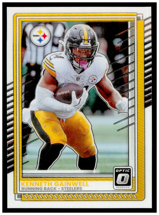 2025 Donruss Optic Kenneth Gainwell Card Pittsburgh Steelers #97