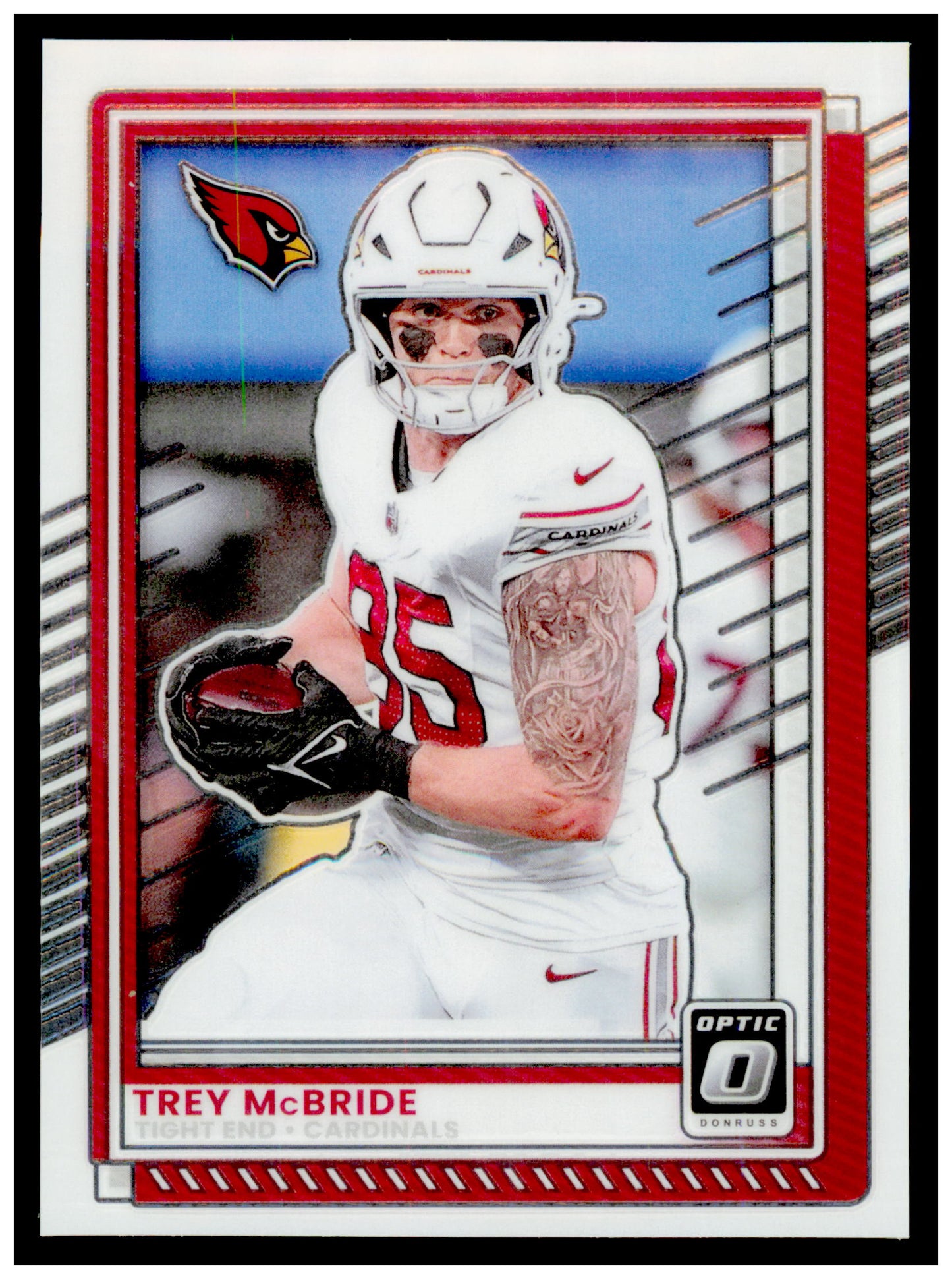 2025 Donruss Optic Trey McBride Card Arizona Cardinals #74