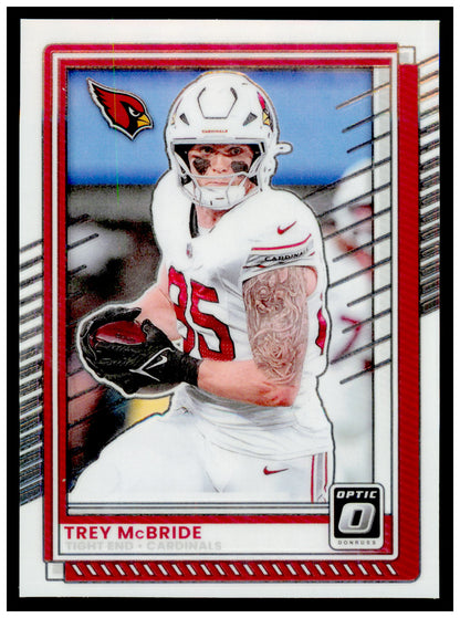 2025 Donruss Optic Trey McBride Card Arizona Cardinals #74