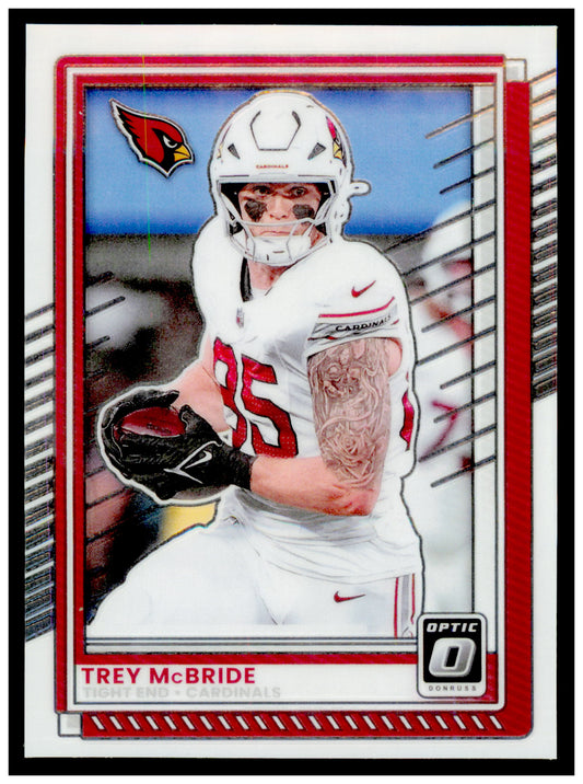 2025 Donruss Optic Trey McBride Card Arizona Cardinals #74