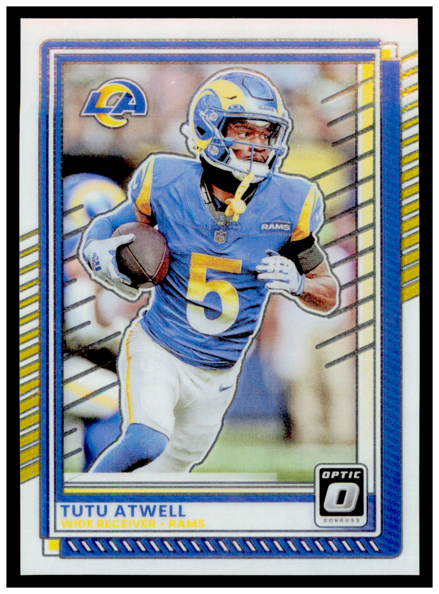 2025 Donruss Optic Tutu Atwell Card Holo Los Angeles Rams #136