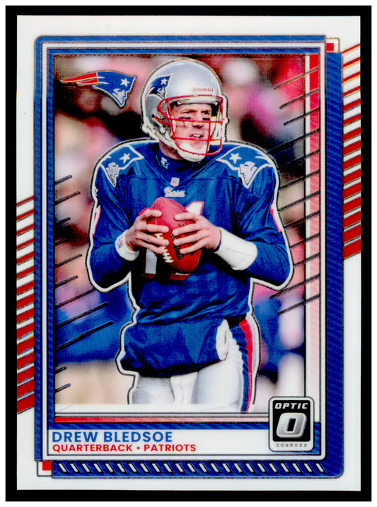 2025 Donruss Optic Drew Bledsoe Card New England Patriots #57