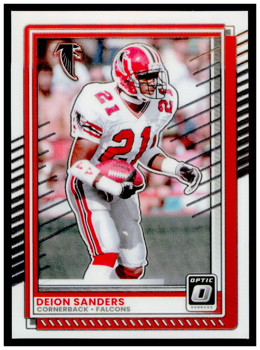 2025 Donruss Optic Deion Sanders Card Atlanta Falcons #16