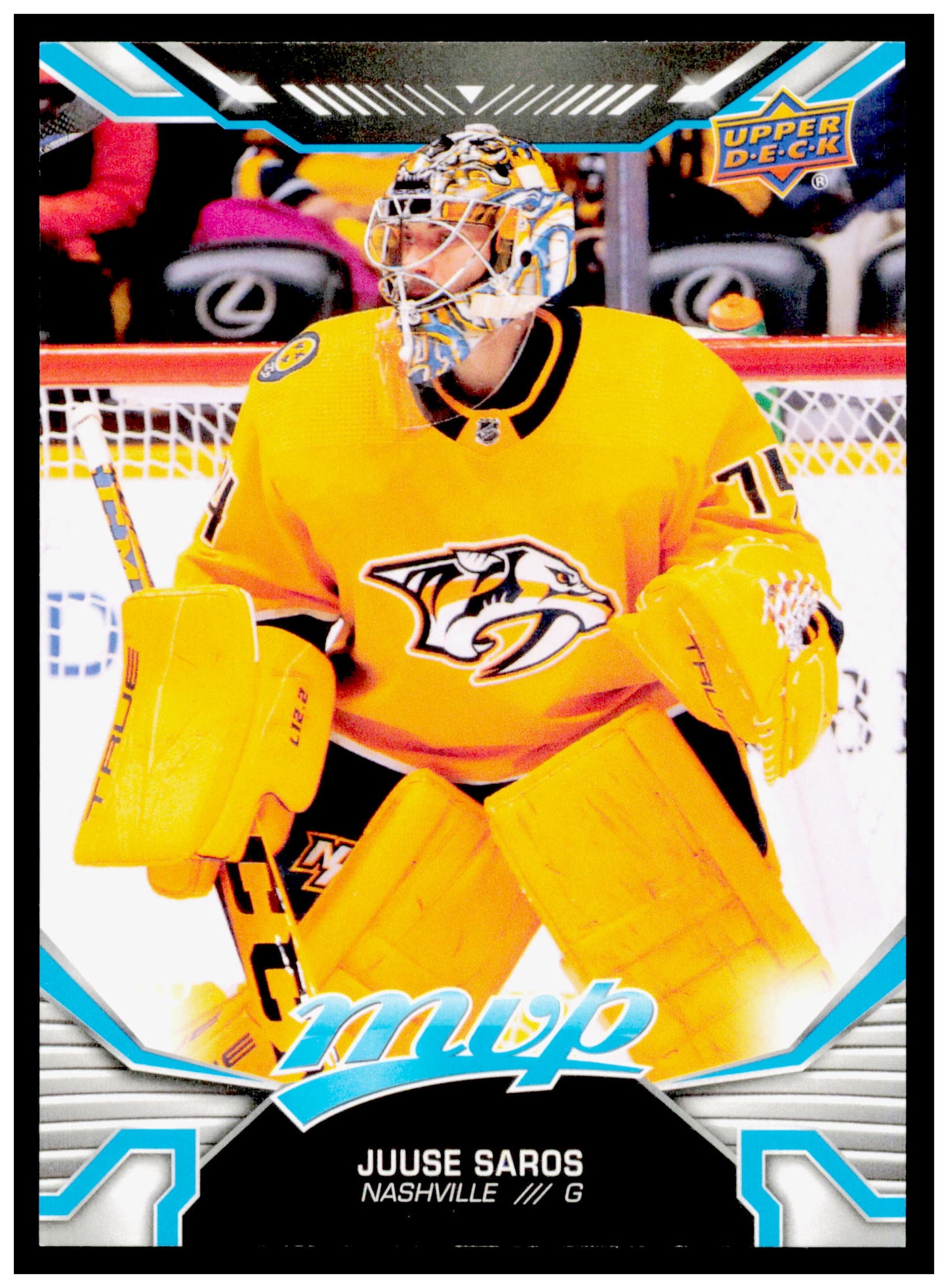 2022-23 Upper Deck MVP Juuse Saros Card Nashville Predators #119