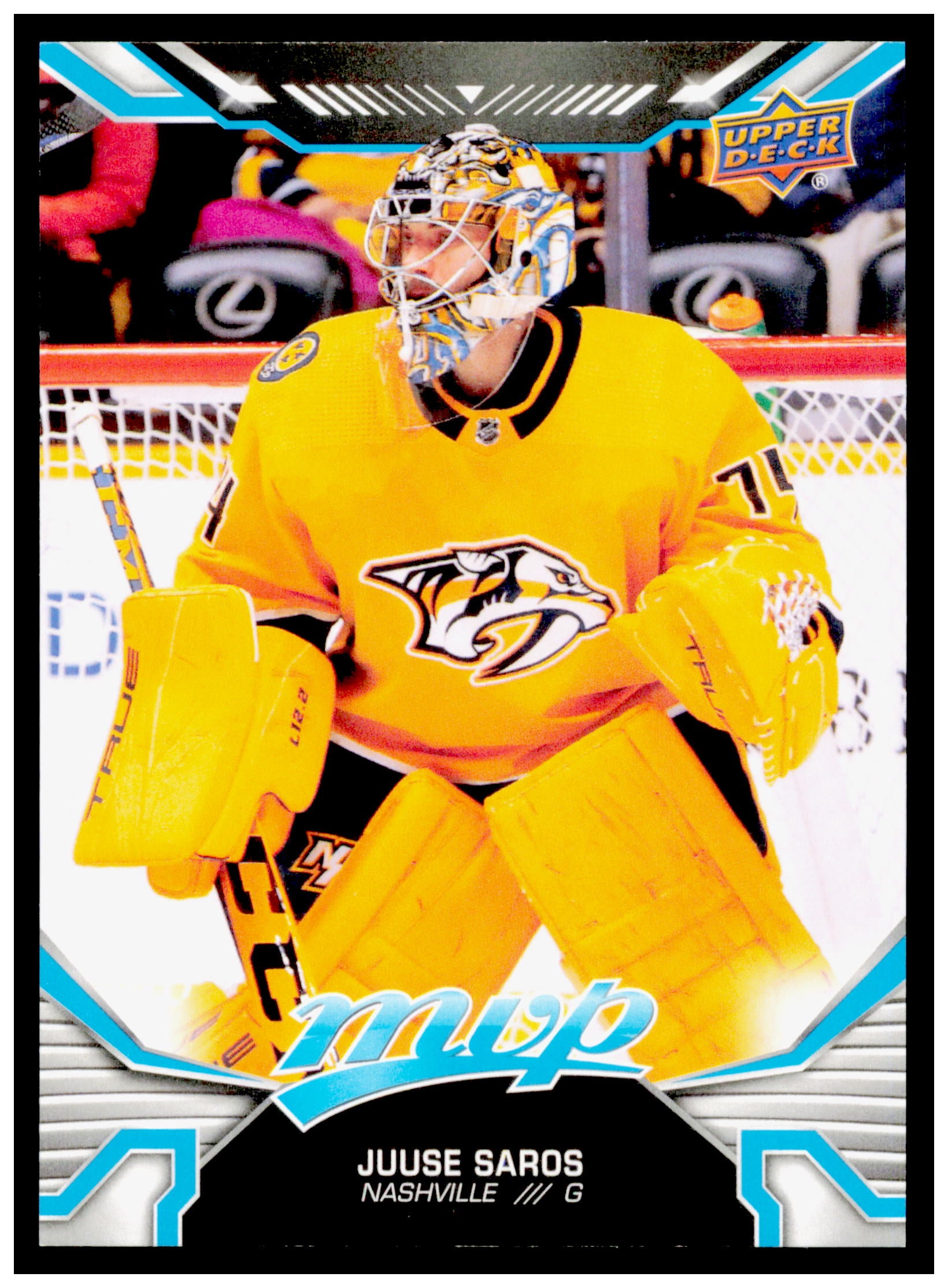 2022-23 Upper Deck MVP Juuse Saros Card Nashville Predators #119