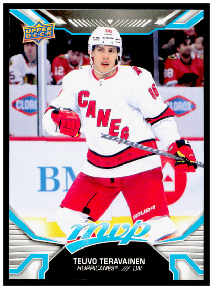 2022-23 Upper Deck MVP Teuvo Teravainen Card Carolina Hurricanes #78