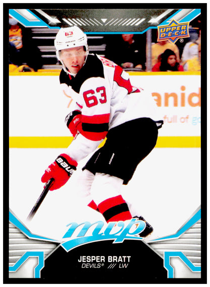 2022-23 Upper Deck MVP Jesper Bratt Card New Jersey Devils #104