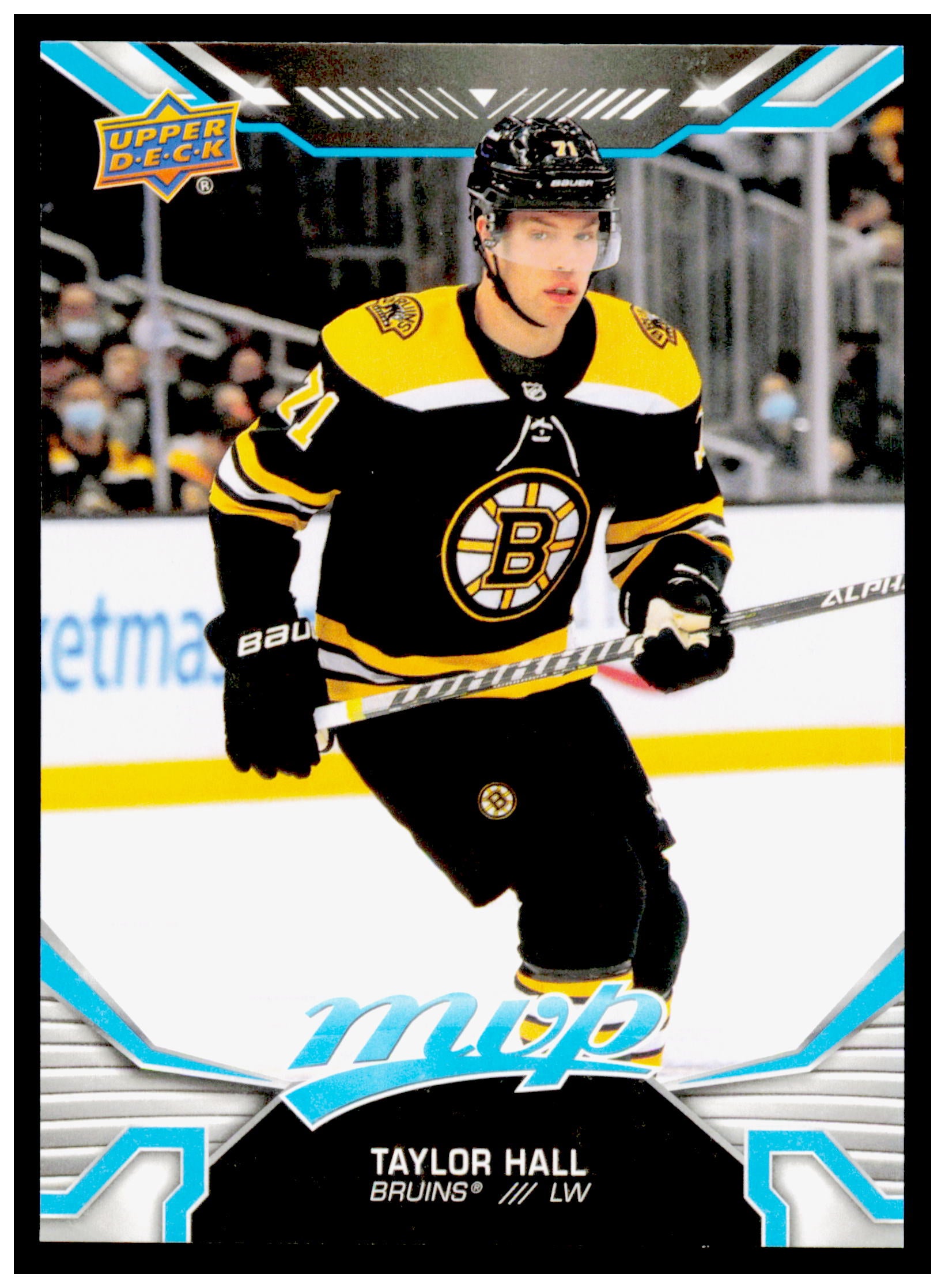 2022-23 Upper Deck MVP Taylor Hall Card Boston Bruins #76