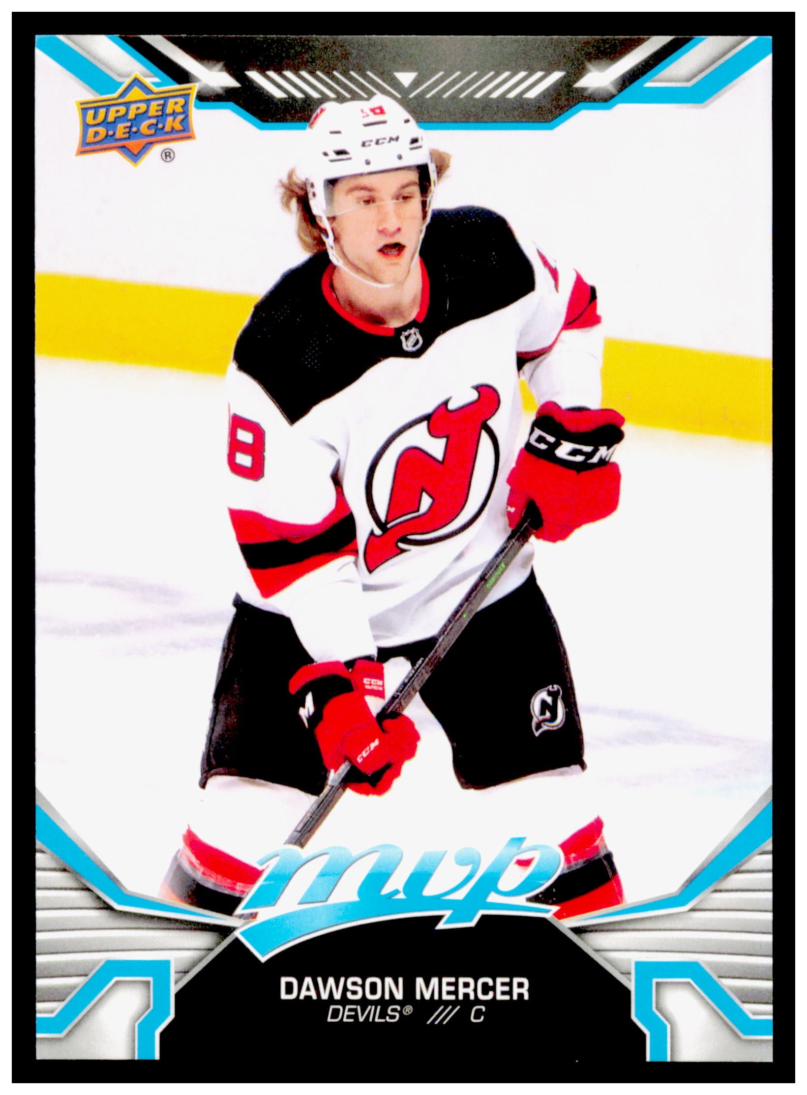 2022-23 Upper Deck MVP Dawson Mercer Card New Jersey Devils #141