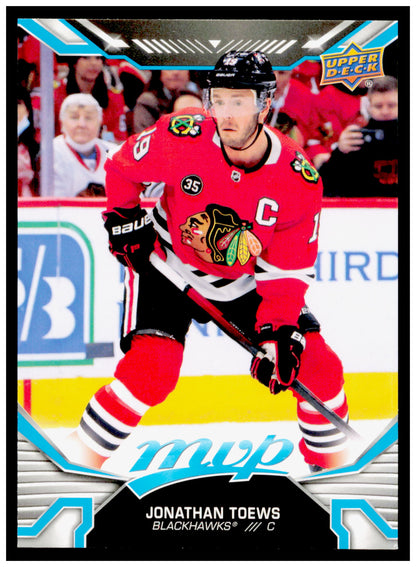 2022-23 Upper Deck MVP Jonathan Toews Card Chicago Blackhawks #6