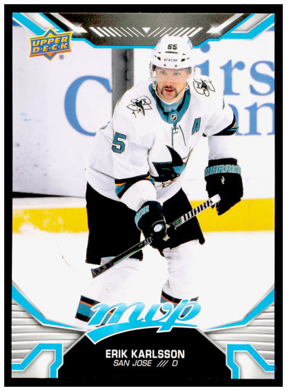 2022-23 Upper Deck MVP Erik Karlsson Card San Jose Sharks #36