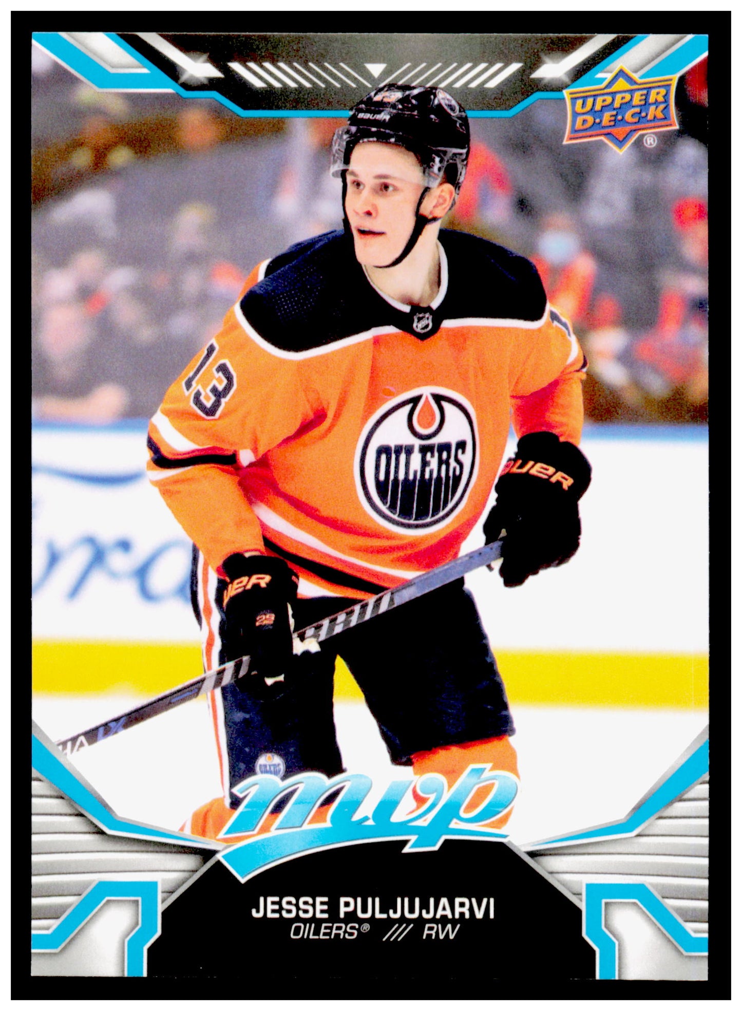 2022-23 Upper Deck MVP Jesse Puljujarvi Card Edmonton Oilers #180