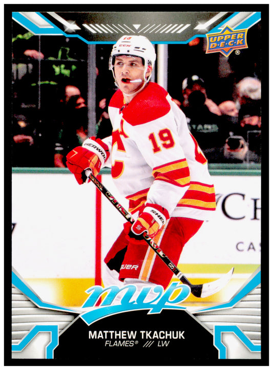 2022-23 Upper Deck MVP Matthew Tkachuk Card Calgary Flames #206