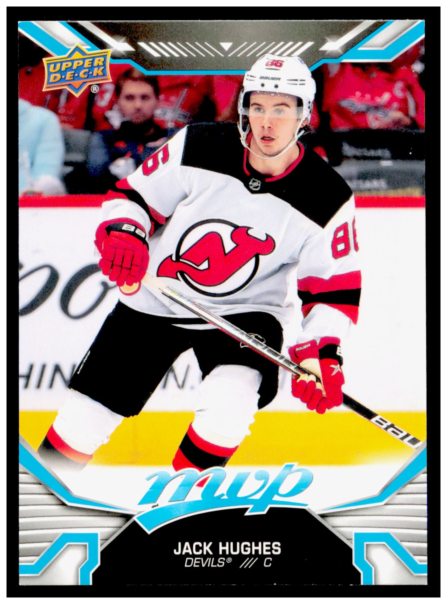 2022-23 Upper Deck MVP Jack Hughes Card New Jersey Devils #9