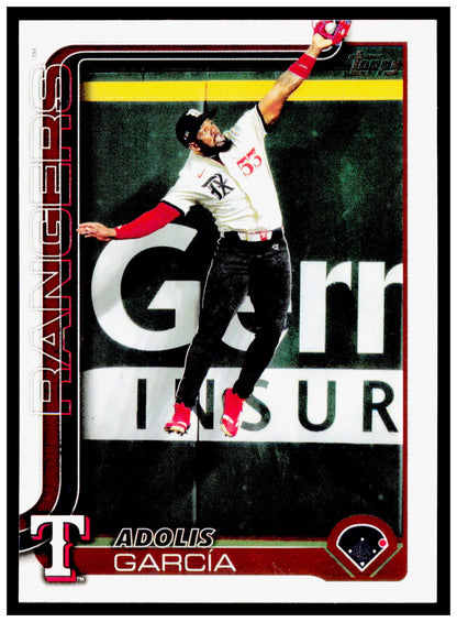 2025 Topps Adolis García Card Texas Rangers #247