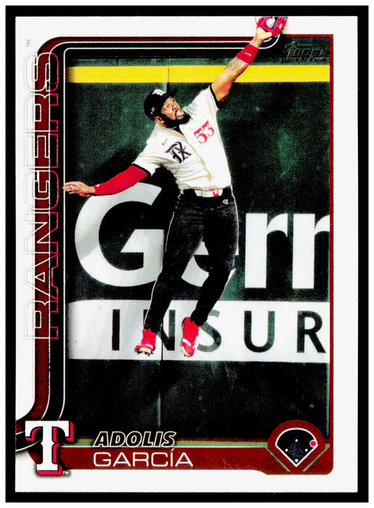 2025 Topps Adolis García Card Texas Rangers #247