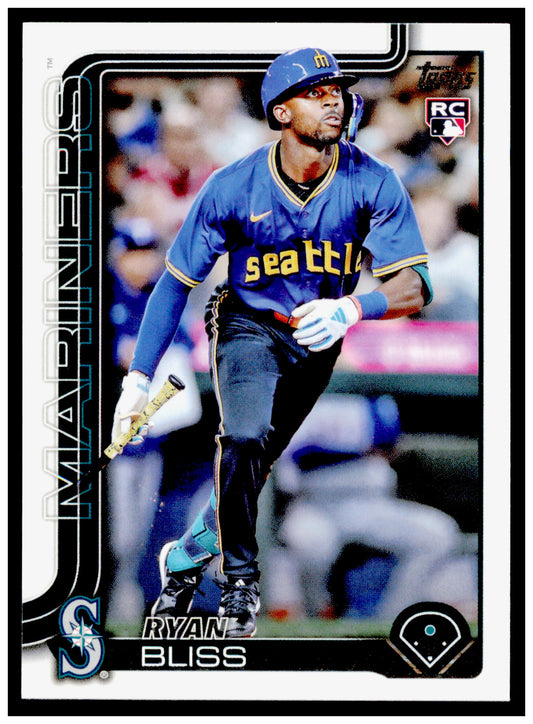 2025 Topps Ryan Bliss Card RC Seattle Mariners #251