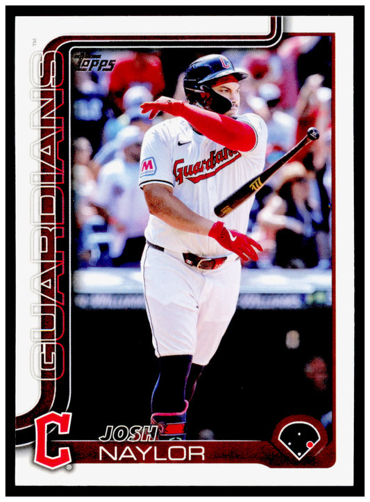 2025 Topps Josh Naylor Card Cleveland Guardians #322