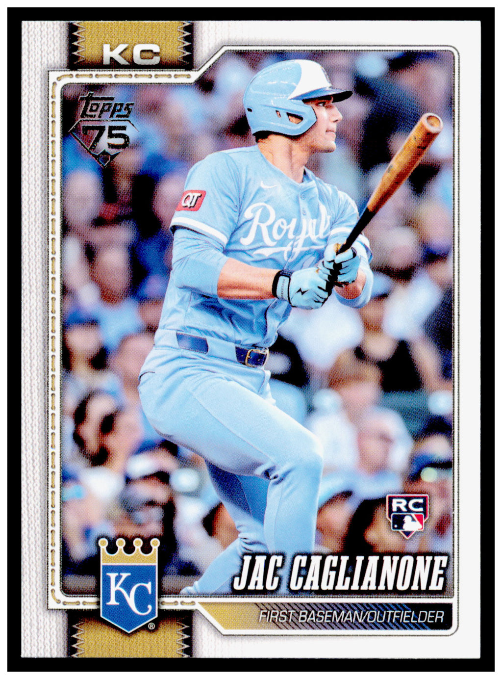 2026 Topps Jac Caglianone Card RC Kansas City Royals #138