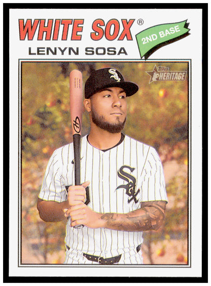 2026 Topps Heritage Lenyn Sosa Card Chicago White Sox #339