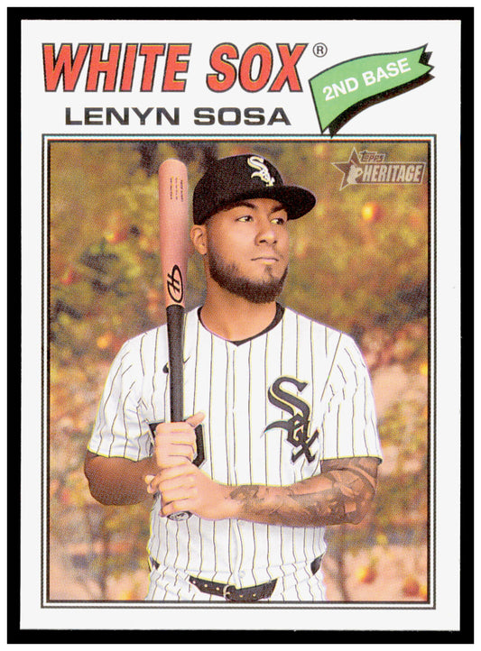 2026 Topps Heritage Lenyn Sosa Card Chicago White Sox #339