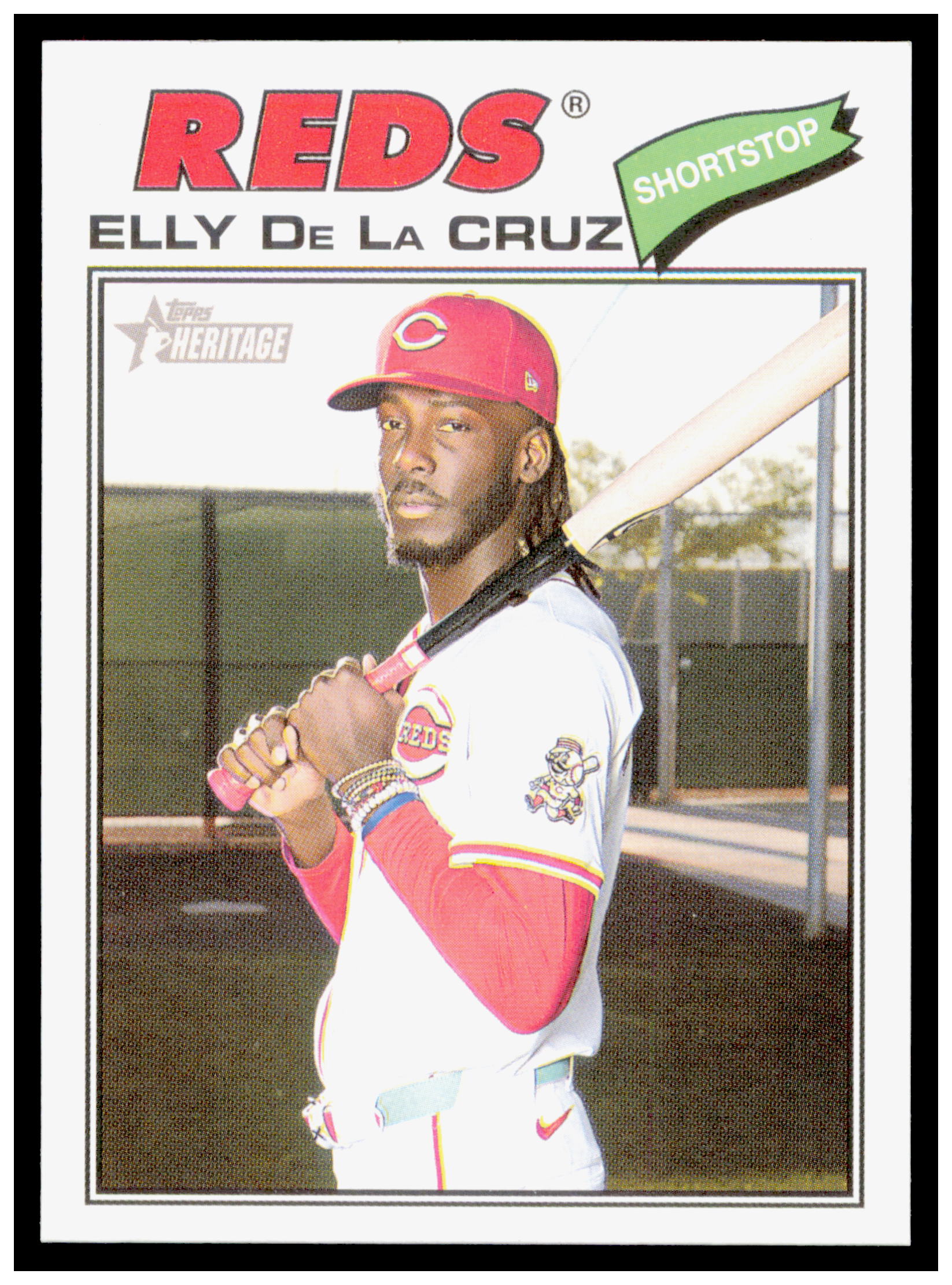 2026 Topps Heritage Elly De La Cruz Card Cincinnati Reds #70