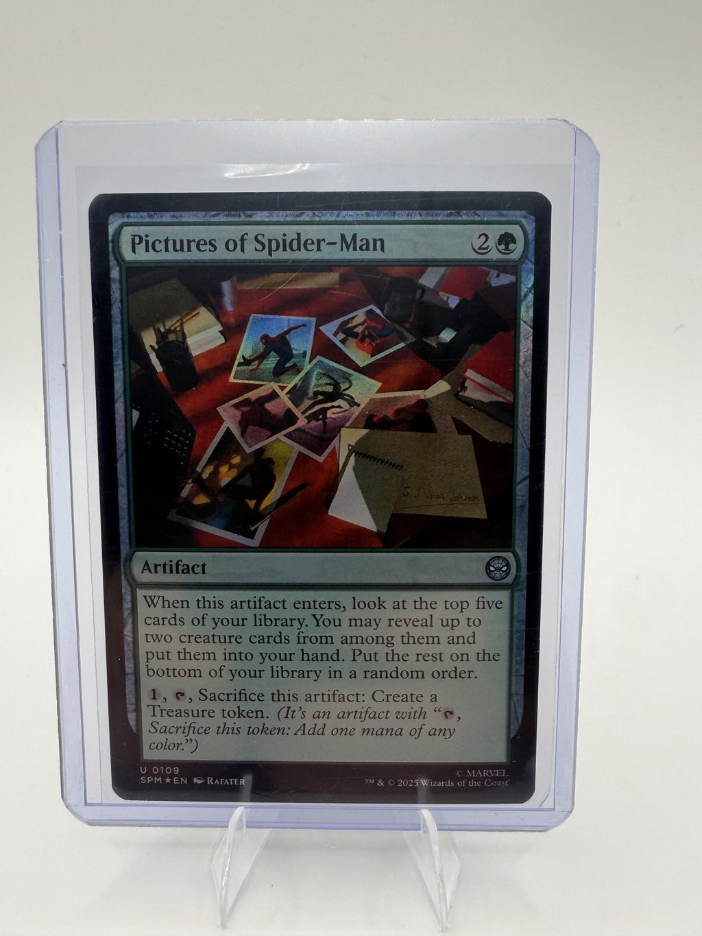 Magic Marvel's Spider-Man Pictures of Spider-Man Card Uncommon #109