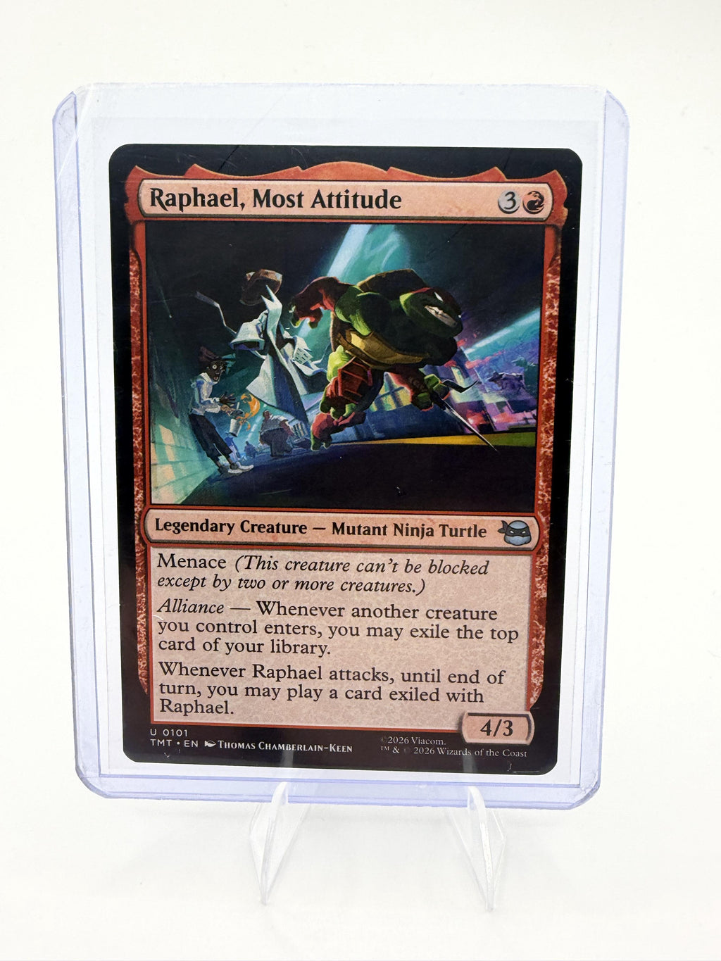 Magic Teenage Mutant Ninja Turtles Raphael, Most Attitude Card Uncommon #101