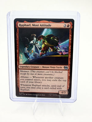 Magic Teenage Mutant Ninja Turtles Raphael, Most Attitude Card Uncommon #101
