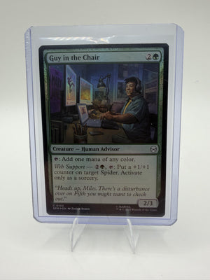 MTG Guy in the Chair 0102 Marvel Secret Lair Spiderman Spider-Man Green Card NM