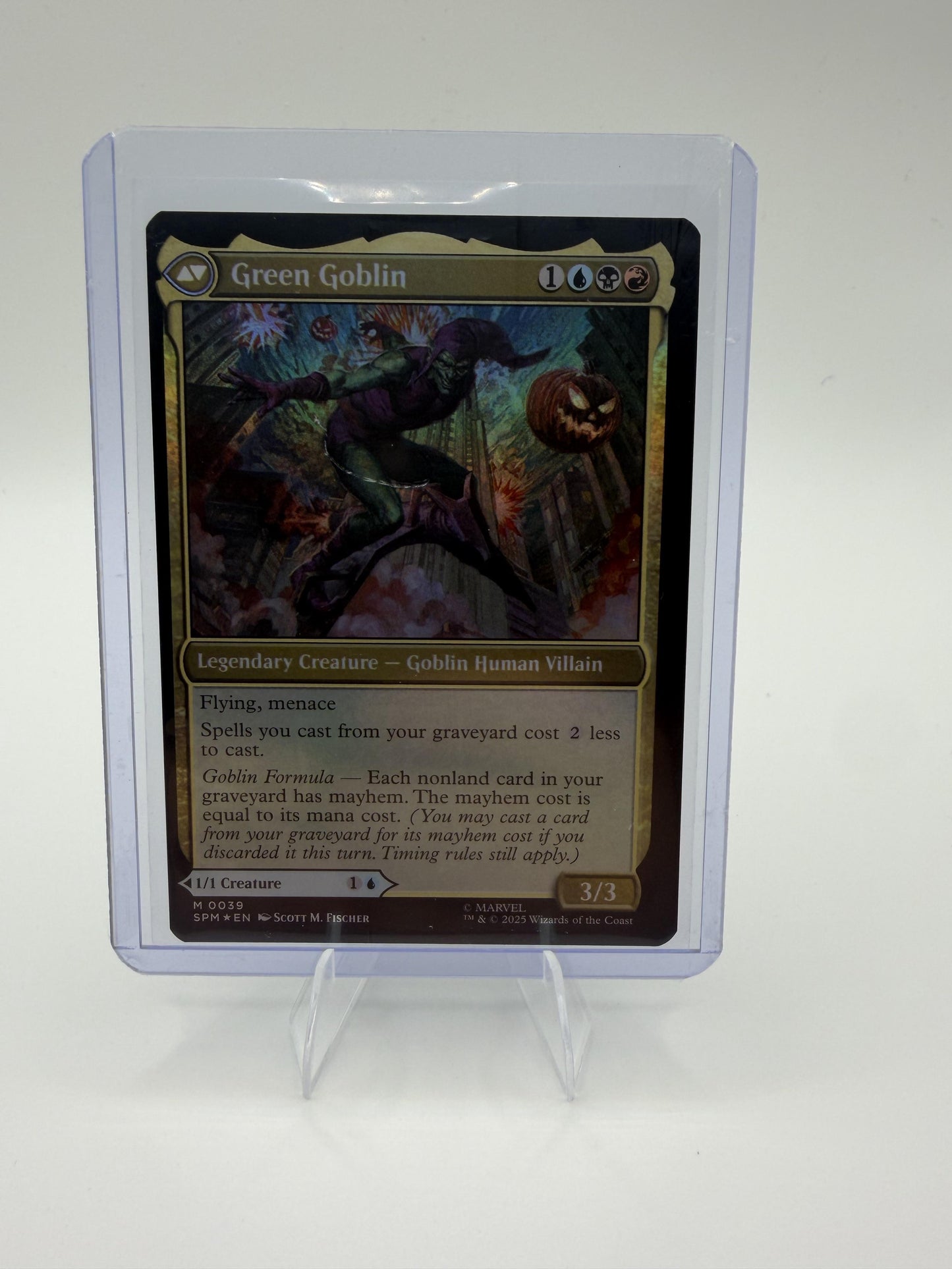 Magic Marvel's Spider-Man Norman Osborn Card Mythic #39