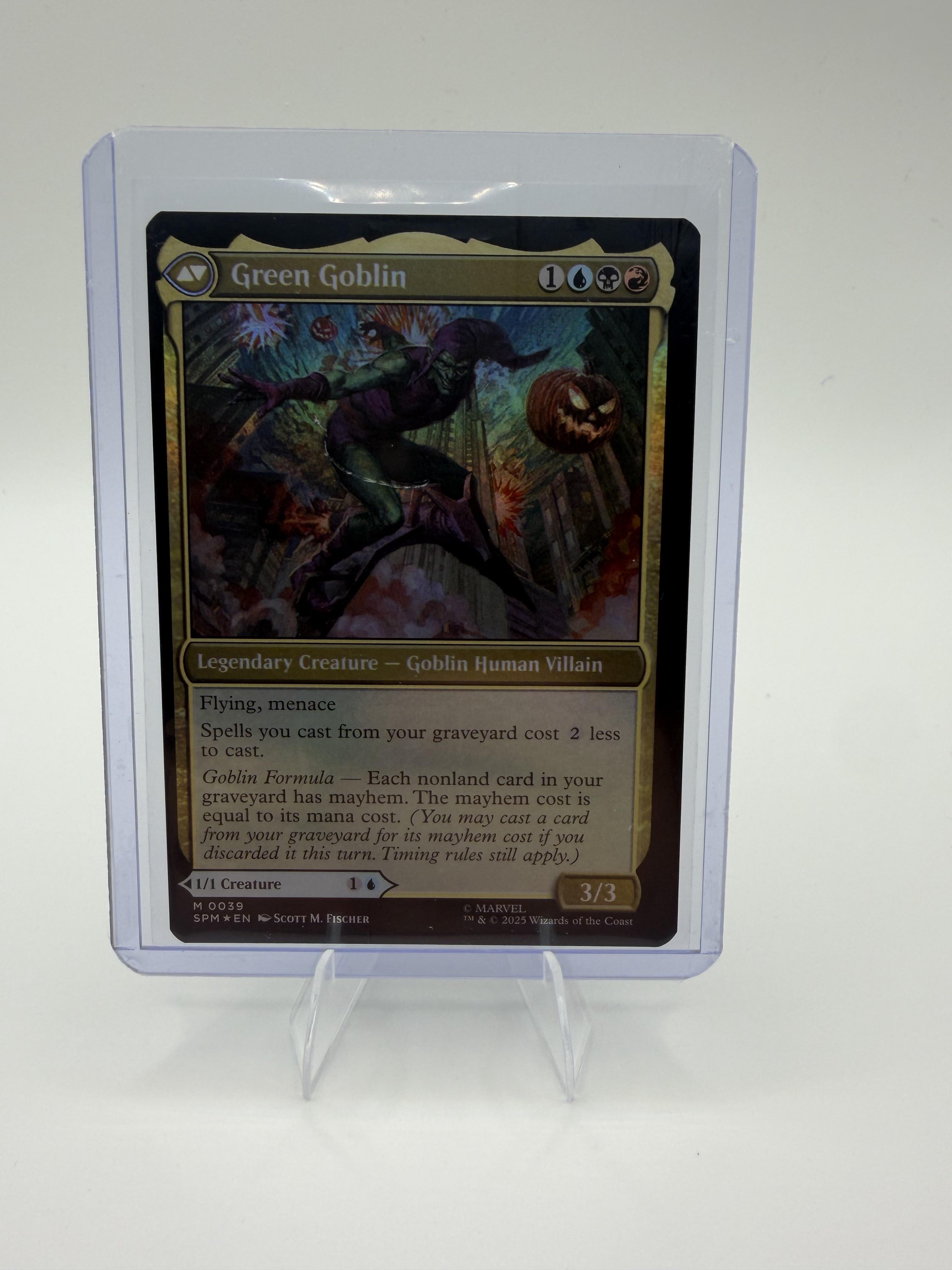 Magic Marvel's Spider-Man Norman Osborn Card Mythic #39