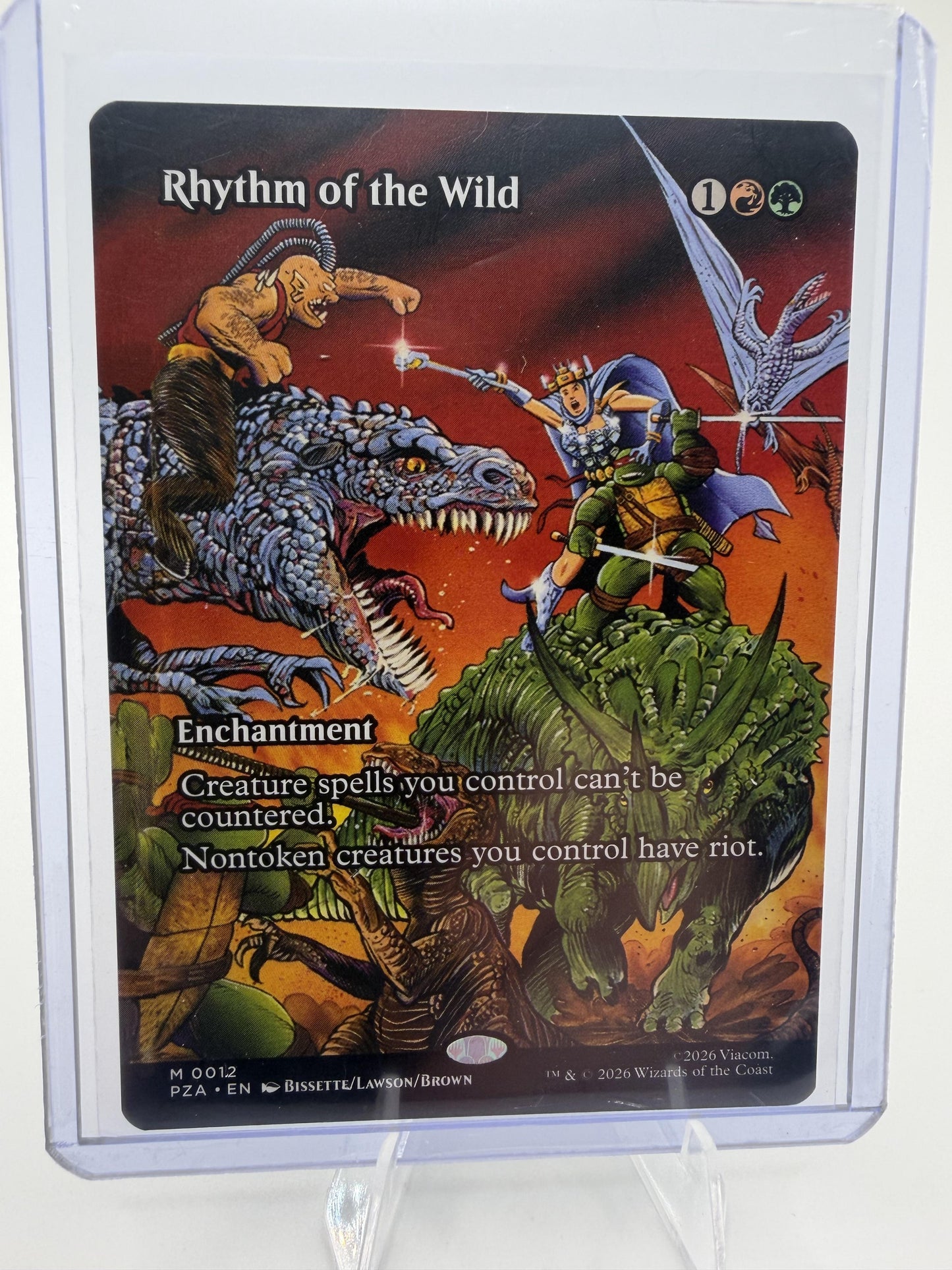 Teenage Mutant Ninja Turtles Source Material Rhythm of the Wild Borderless