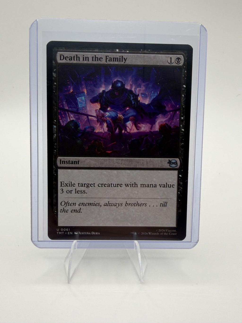 Magic Teenage Mutant Ninja Turtles Death in the Family Card Uncommon #61