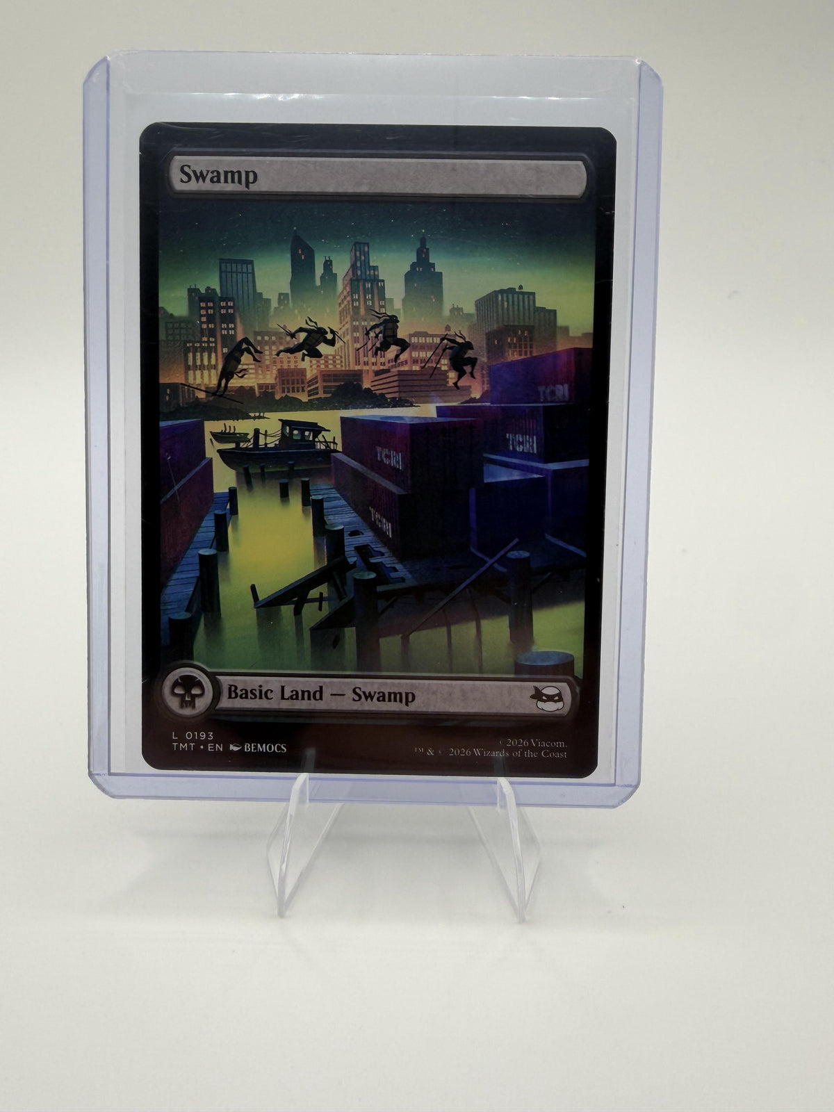 Magic Teenage Mutant Ninja Turtles Swamp (0193) Card Land #193