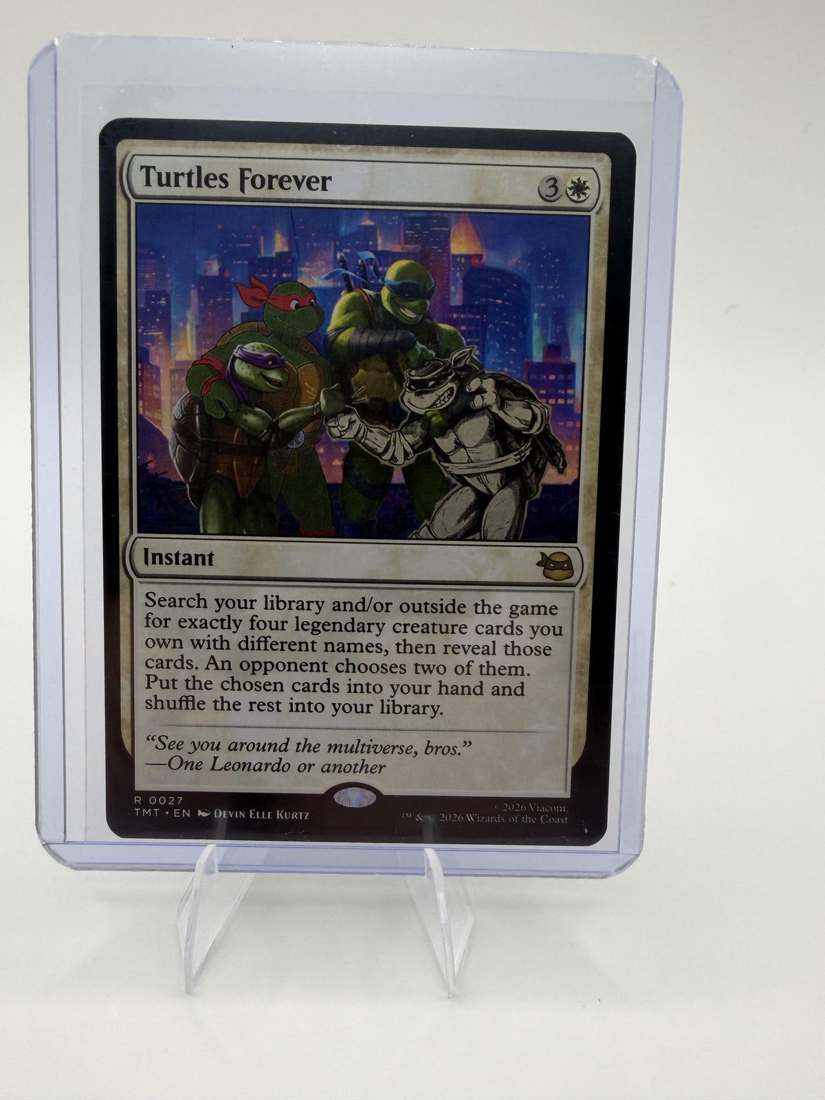 Magic Teenage Mutant Ninja Turtles Turtles Forever Card Rare #27