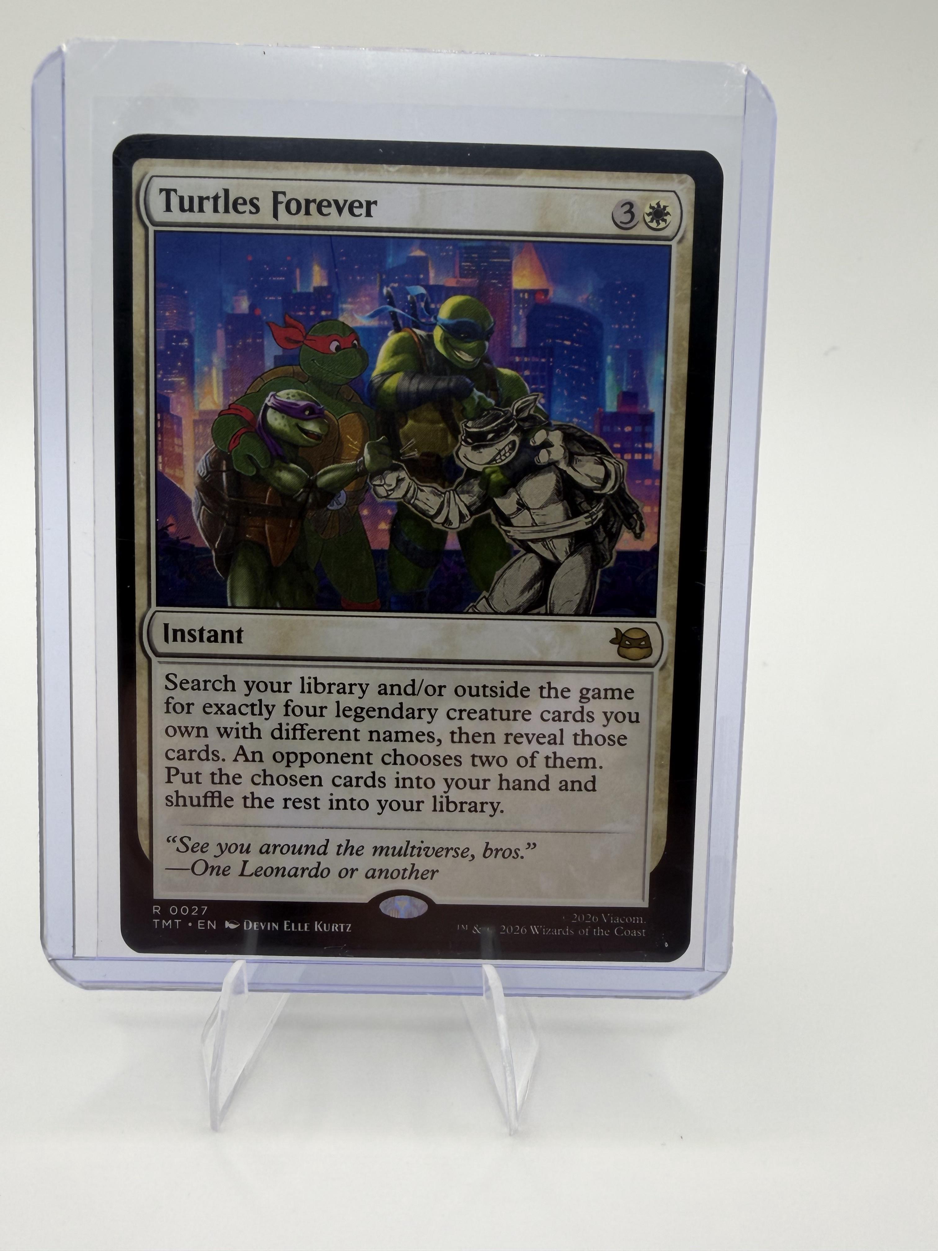 Magic Teenage Mutant Ninja Turtles Turtles Forever Card Rare #27