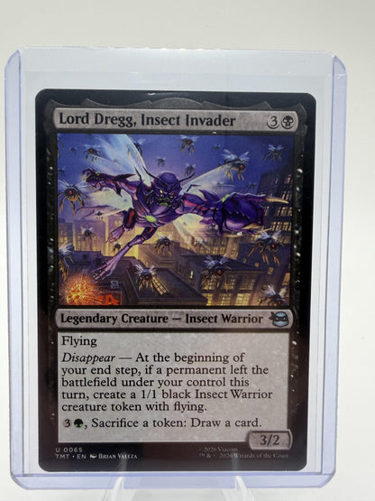Magic Teenage Mutant Ninja Turtles Lord Dregg, Insect Invader Card Uncommon #65