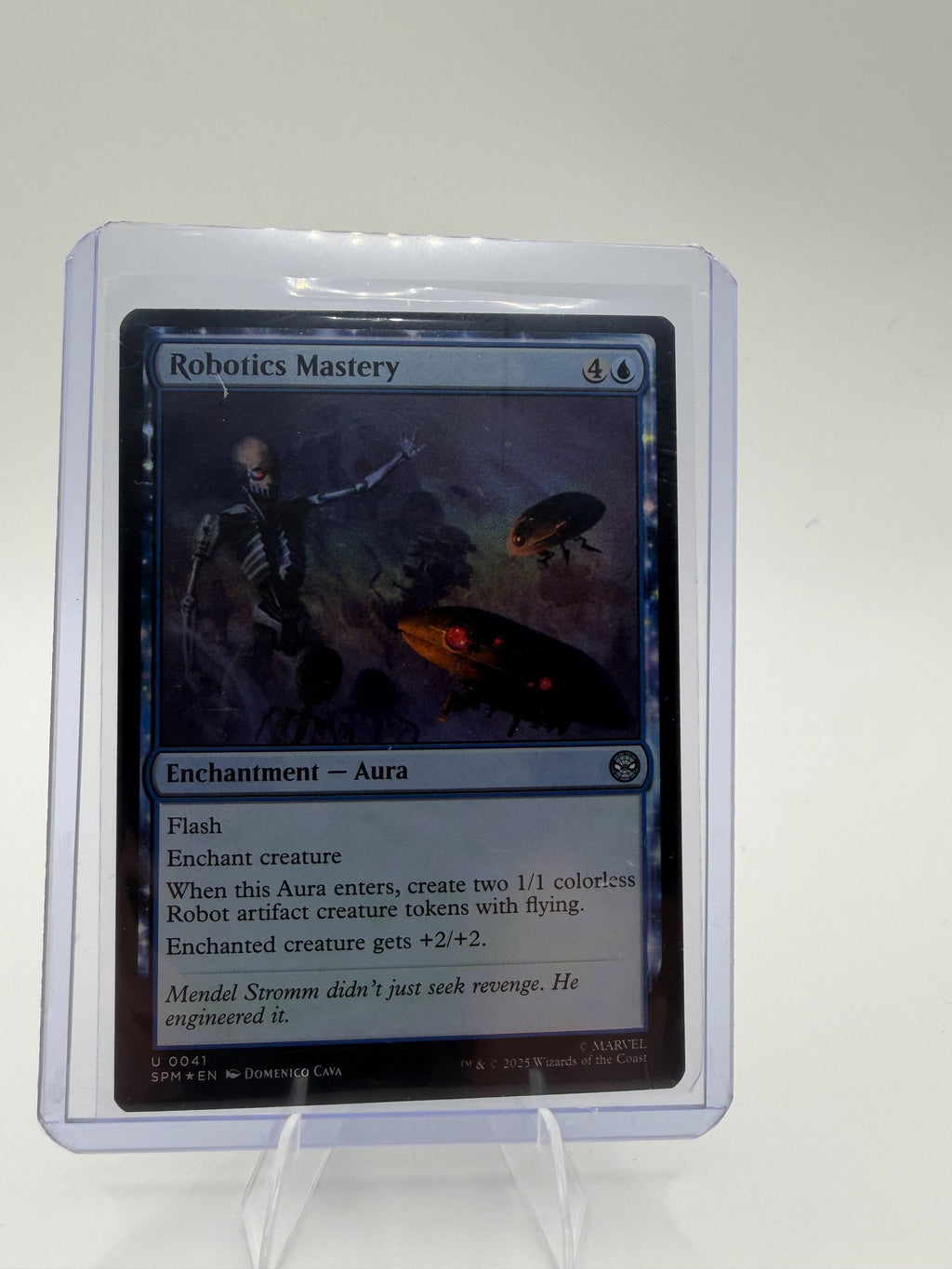 Magic Marvel's Spider-Man Robotics Mastery Card Uncommon #41 Foil