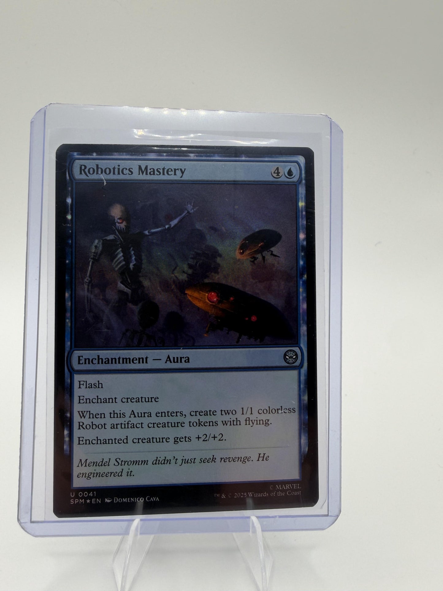 Magic Marvel's Spider-Man Robotics Mastery Card Uncommon #41 Foil