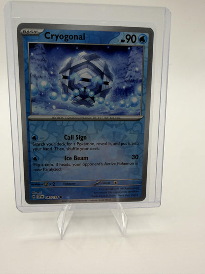 Cryogonal 047/191 Reverse Holo Surging Sparks Pokemon Card NM 2024 SSP